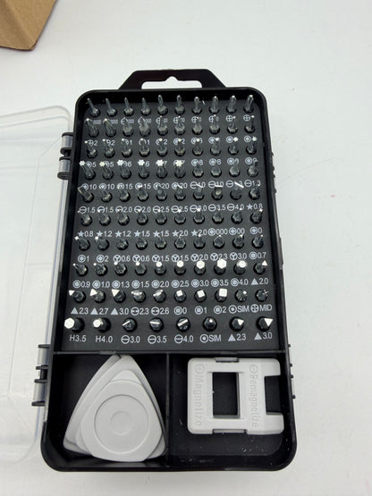 Jeu de tournevis de précision - 115 pièces - pour téléphone portable, ordinateur portable, PC, montres, lunettes, consoles