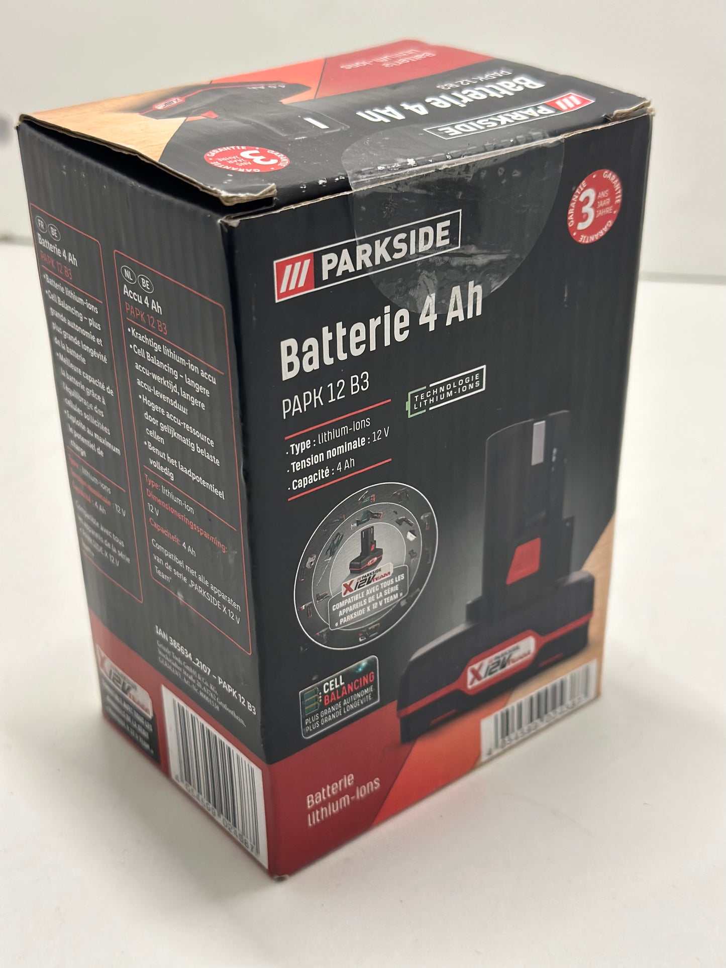 Batterie supplémentaire 2 Ah pour les outils de la famille X 12 V - Modèle 12A2 remplaçant 12A1