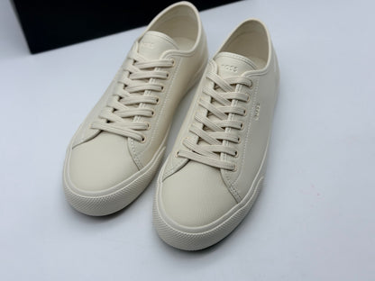 BOSS Hommes Aiden Tenn Baskets Basses en Similicuir grainé