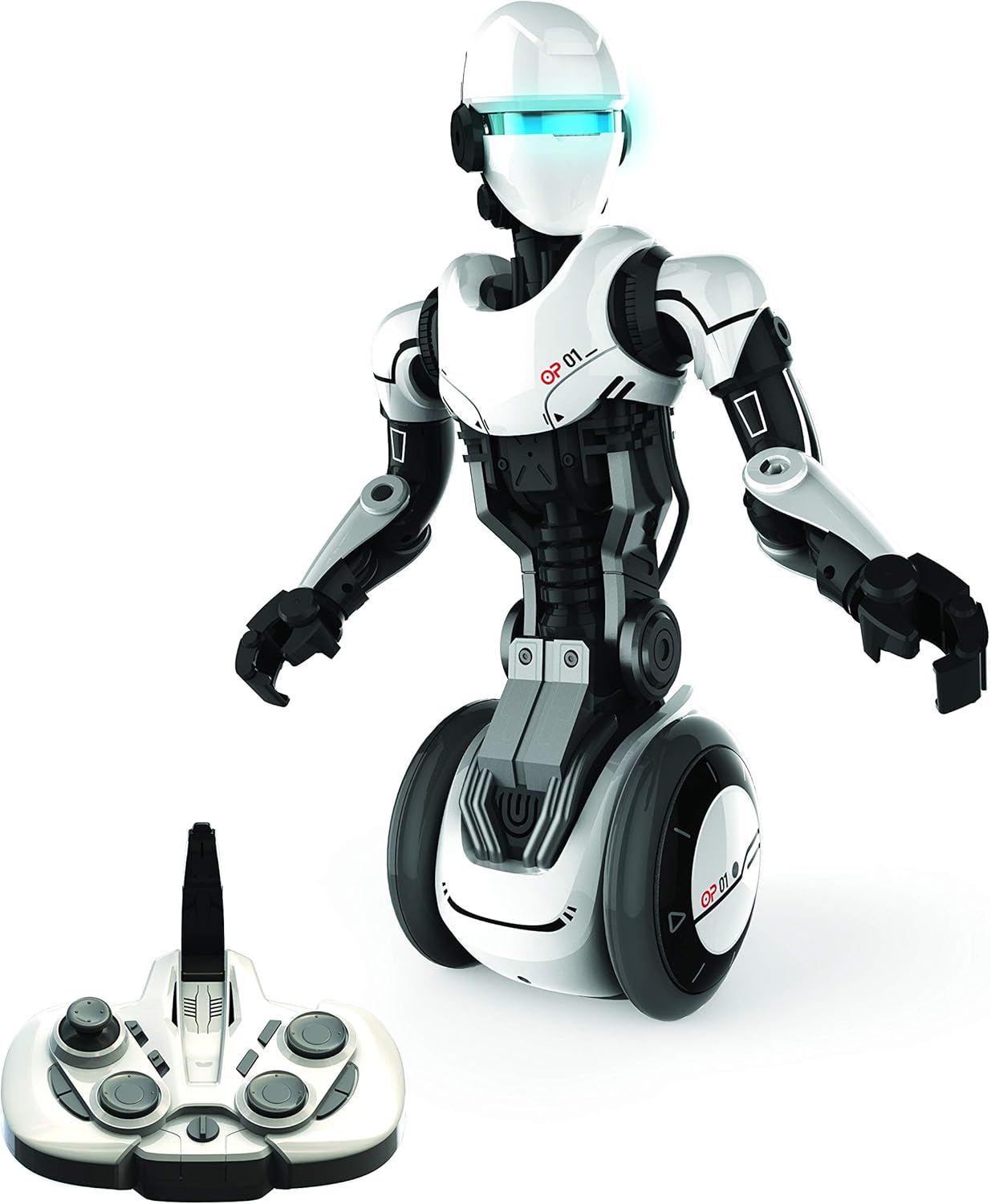 Ycoo by Silverlit - O.P One - Robot Radiocommandé Programmable 36 cm - Mode Espion et Possibilité d'enregistrer des Messages, Bras et Tête Articulés