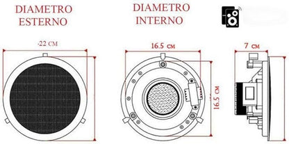 Enceintes Hi-FI Passives d'Étagère - Paire d'Enceintes Stéréo à 2 Voies - Haut-Parleur 75W - Support Mural Inclus - Haut-Parleurs de Graves 4" - Son Surround