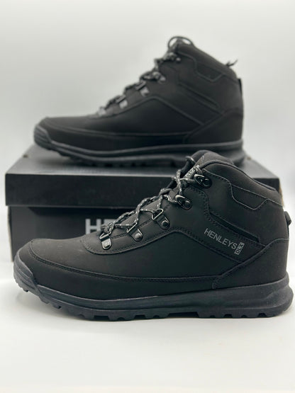 Henlys Chaussures de randonnée pour homme Noir