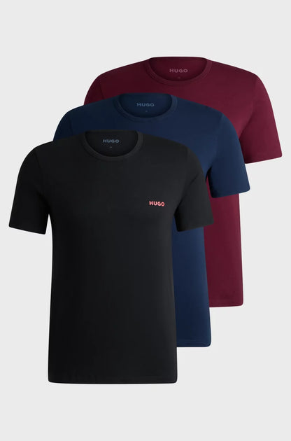 Hugo boss LOT DE TROIS T-SHIRTS EN COTON À LOGO IMPRIMÉ Taille S