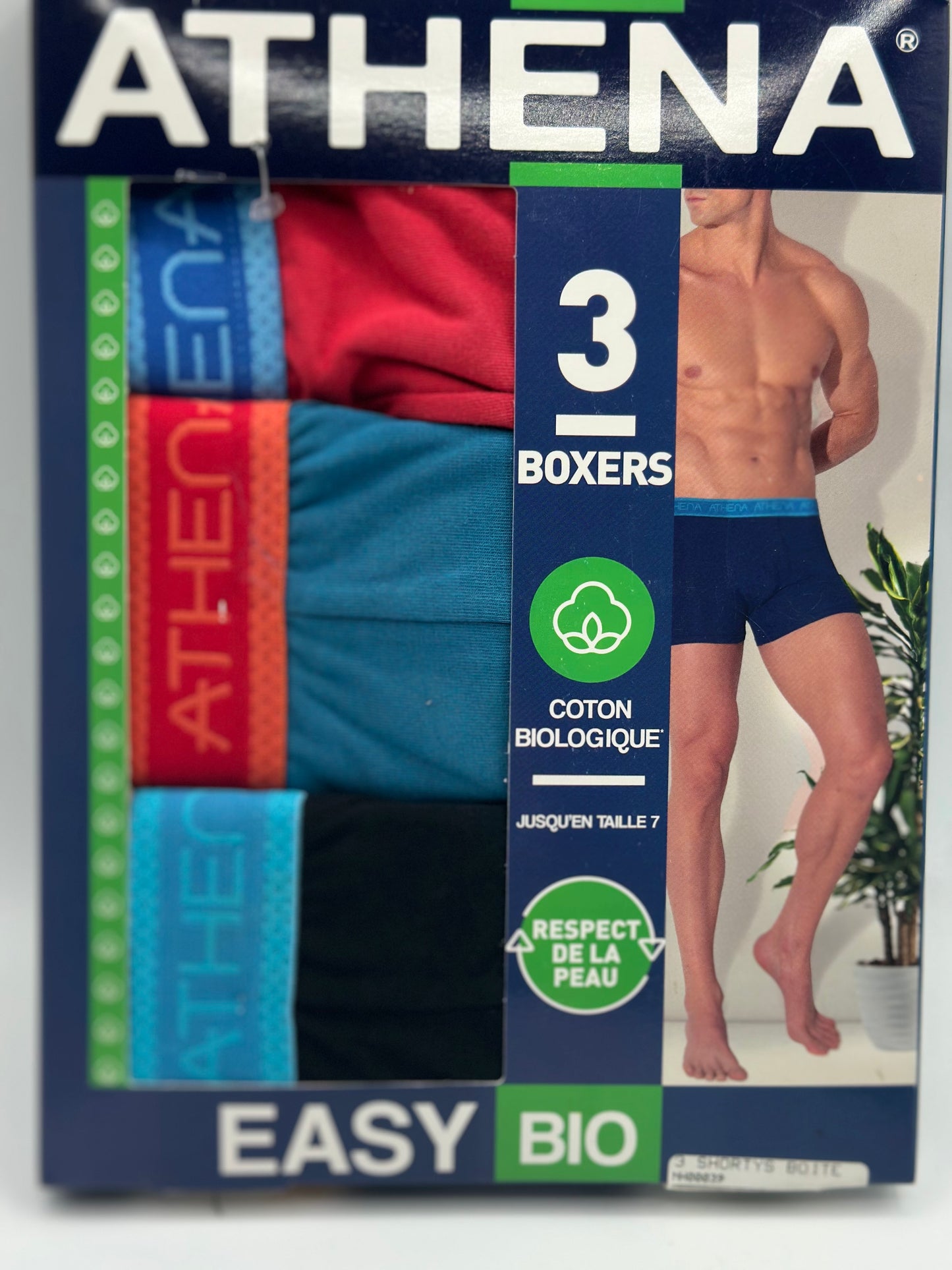 Athena Lot 3 Boxers Easy Bio