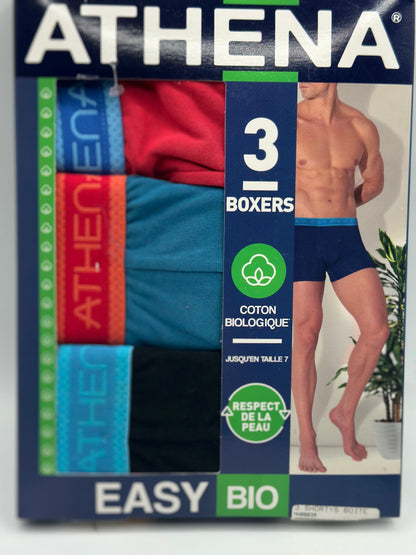 Athena Lot 3 Boxers Easy Bio