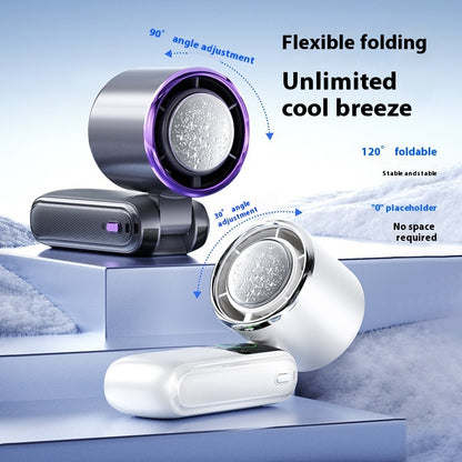 Mini Ventilateur Turbo "BreezeGo" – Rechargeable USB & 6 Vitesses