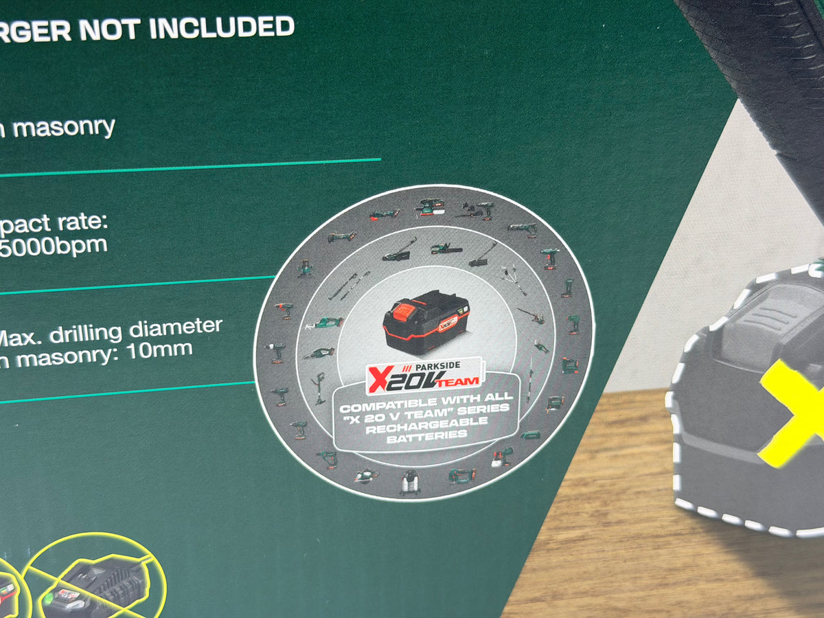 Perceuse à percussion sans fil PARKSIDE 20V puissante