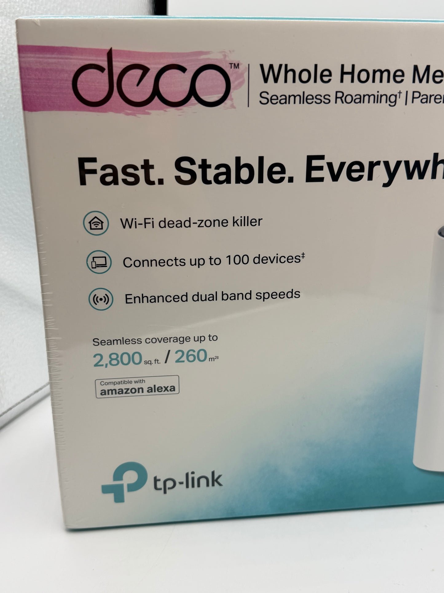 TP-Link Deco M4 (2-pack) Systèmes WiFi Mesh performant - Contrôle parental - Ports Ethernet Gigabit - Couverture WiFi jusqu'à 260m2 - Compatible avec Amazon Alexa et IFTTT