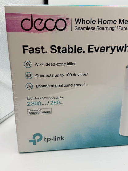 TP-Link Deco M4 (2-pack) Systèmes WiFi Mesh performant - Contrôle parental - Ports Ethernet Gigabit - Couverture WiFi jusqu'à 260m2 - Compatible avec Amazon Alexa et IFTTT