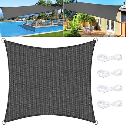 Voile d'Ombrage HDPE Rectangulaire 3x4M Rayons UV Résistante neuf