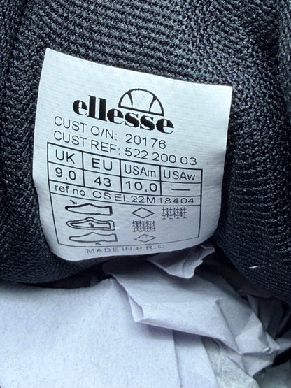 Bottines NOIR Homme motif Uni Lacets ELLESSE