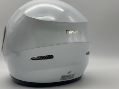 Casque de Moto Intégral, Scooter Respirant pour Femme Homme Adultes, Protection de Sécurité, Certifi XL