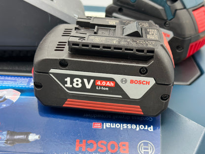Visseuse placo bosch professionnel sans fil GSR 18V-EC TE plus chargeur + 2x4ah L-boxx neuve