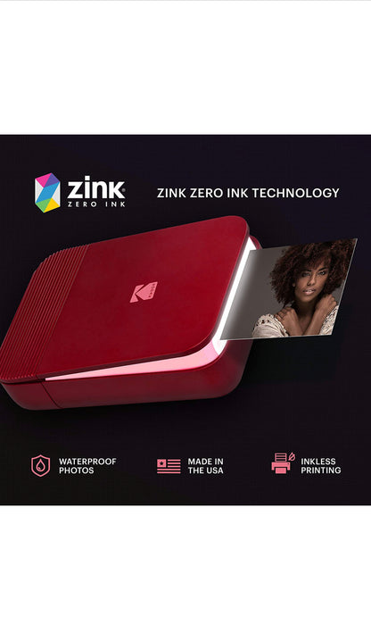 KODAK Imprimante numérique instantanée Bluetooth rétractable pour iPhone et Android neuve