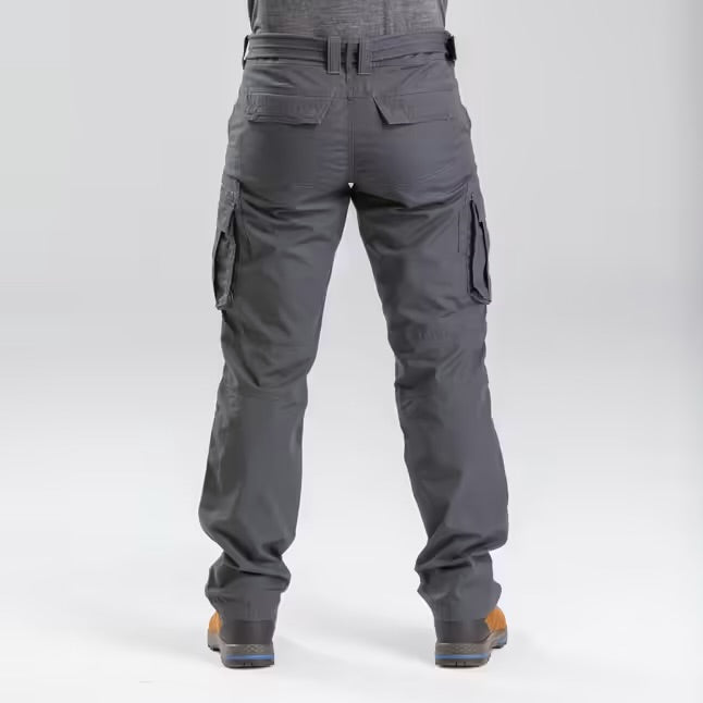 Pantalon cargo trekking - gris homme taille M