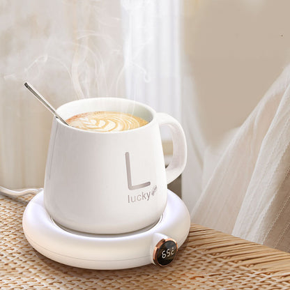 Chauffe-Tasse Intelligent "Thermo-Focus" – Température Constante & Design Tactile