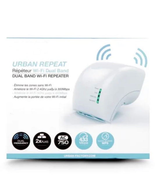 Répéteur WIFI AC750 - Urban Factory neuf