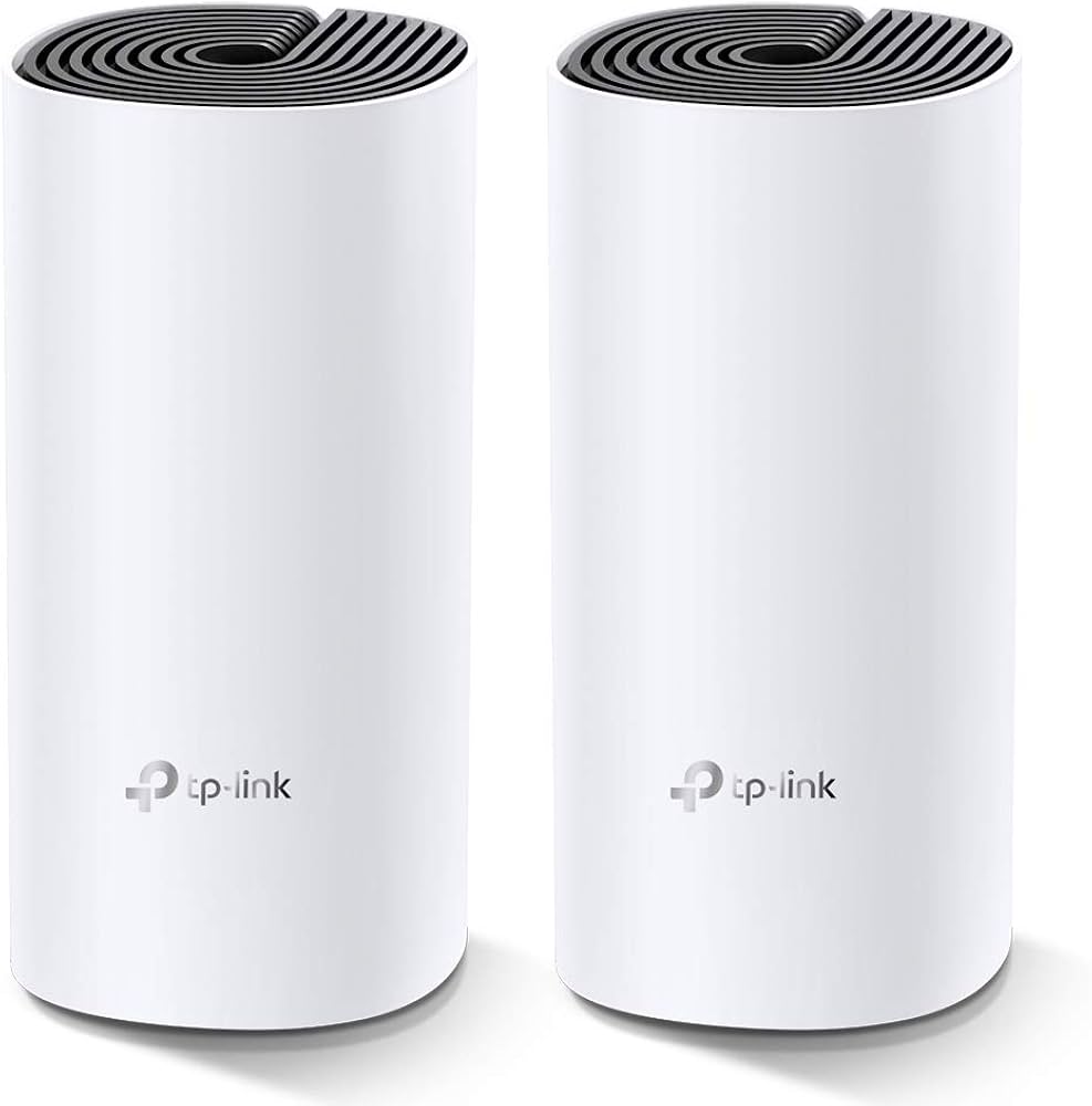 TP-Link Deco M4 (2-pack) Systèmes WiFi Mesh performant - Contrôle parental - Ports Ethernet Gigabit - Couverture WiFi jusqu'à 260m2 - Compatible avec Amazon Alexa et IFTTT