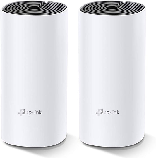 TP-Link Deco M4 (2-pack) Systèmes WiFi Mesh performant - Contrôle parental - Ports Ethernet Gigabit - Couverture WiFi jusqu'à 260m2 - Compatible avec Amazon Alexa et IFTTT