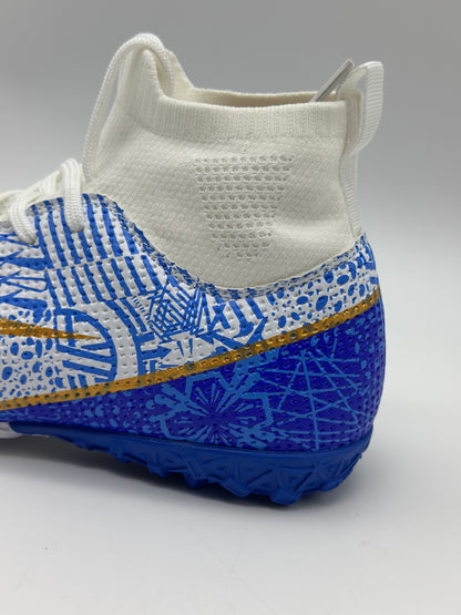 Chaussures de Football Homme Professionnel Chaussures de Futsal Antidérapants pour l'entraînement Athlétisme Adolescents High Top Chaussures de Sport