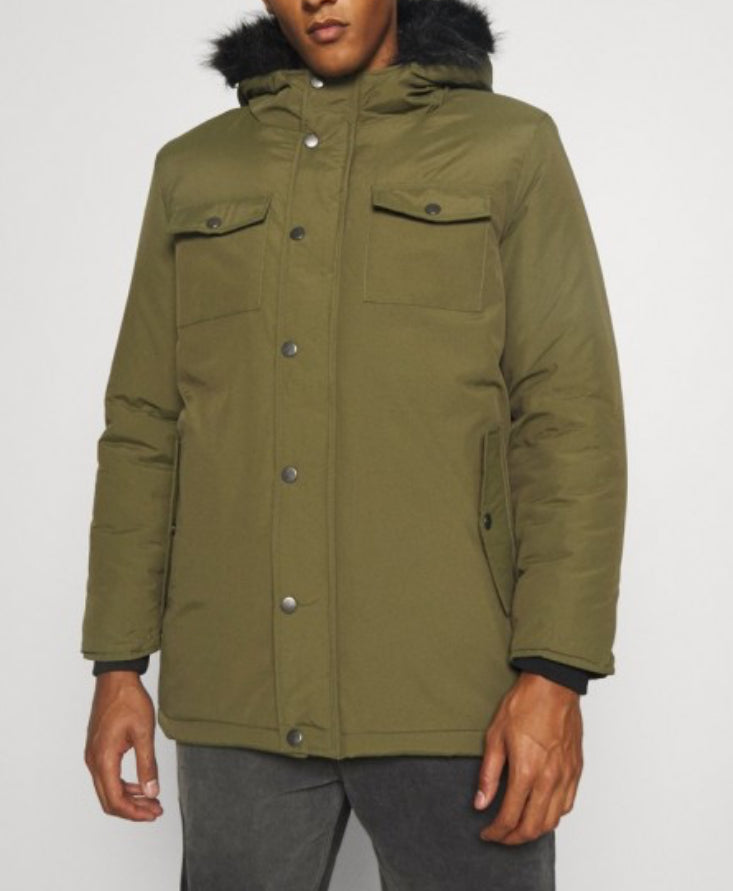 MANTEAU pour homme - Parka - kaki  neuve taille M
