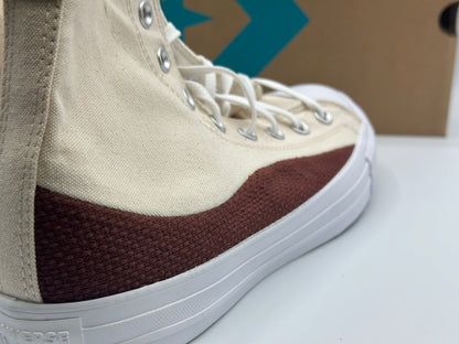 Converse - Chuck Taylor All Star - Baskets - Blanc cassé et rouge