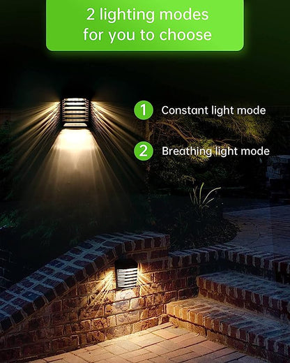 Lampe Solaire Exterieur, Double Mode étanche, Lampes Murales Décoratives pour Patio neuf
