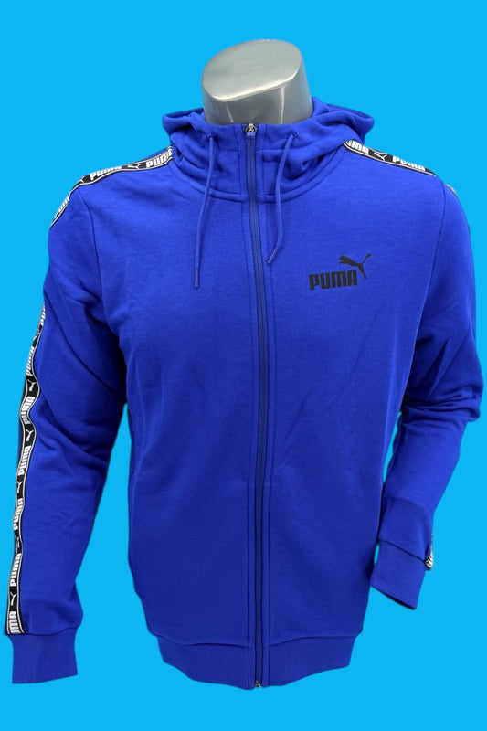PUMA Sweat bleu Homme Tape Fz