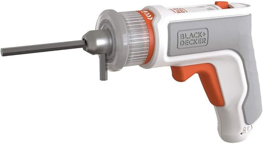 BLACK+DECKER Tournevis Electrique Universel HEXDRIVER - Visseuse Sans Fil 5,5 Nm Compatible avec Vis, Douilles et Clés Allen - Fonction Vissage/Dévissage - Spécial Meubles en Kit