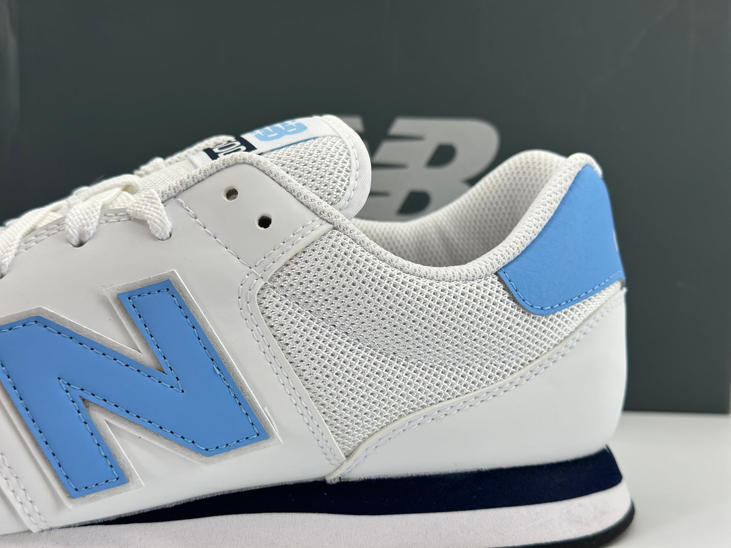 Chaussures New Balance 500 44 Blanc Bleu