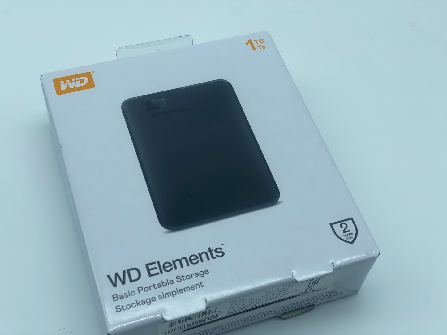 Disque Dur Externe Western Digital WD 1 To, 2,5" - Noir (WDBYNN0010BBK)