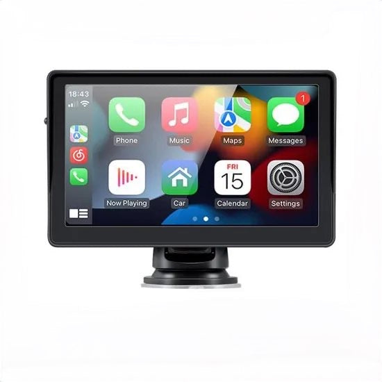 Autoradio écran multimédia Sans Fil Portable 7 Pouces Carplay androïde auto Radio Écran Tactile neuf