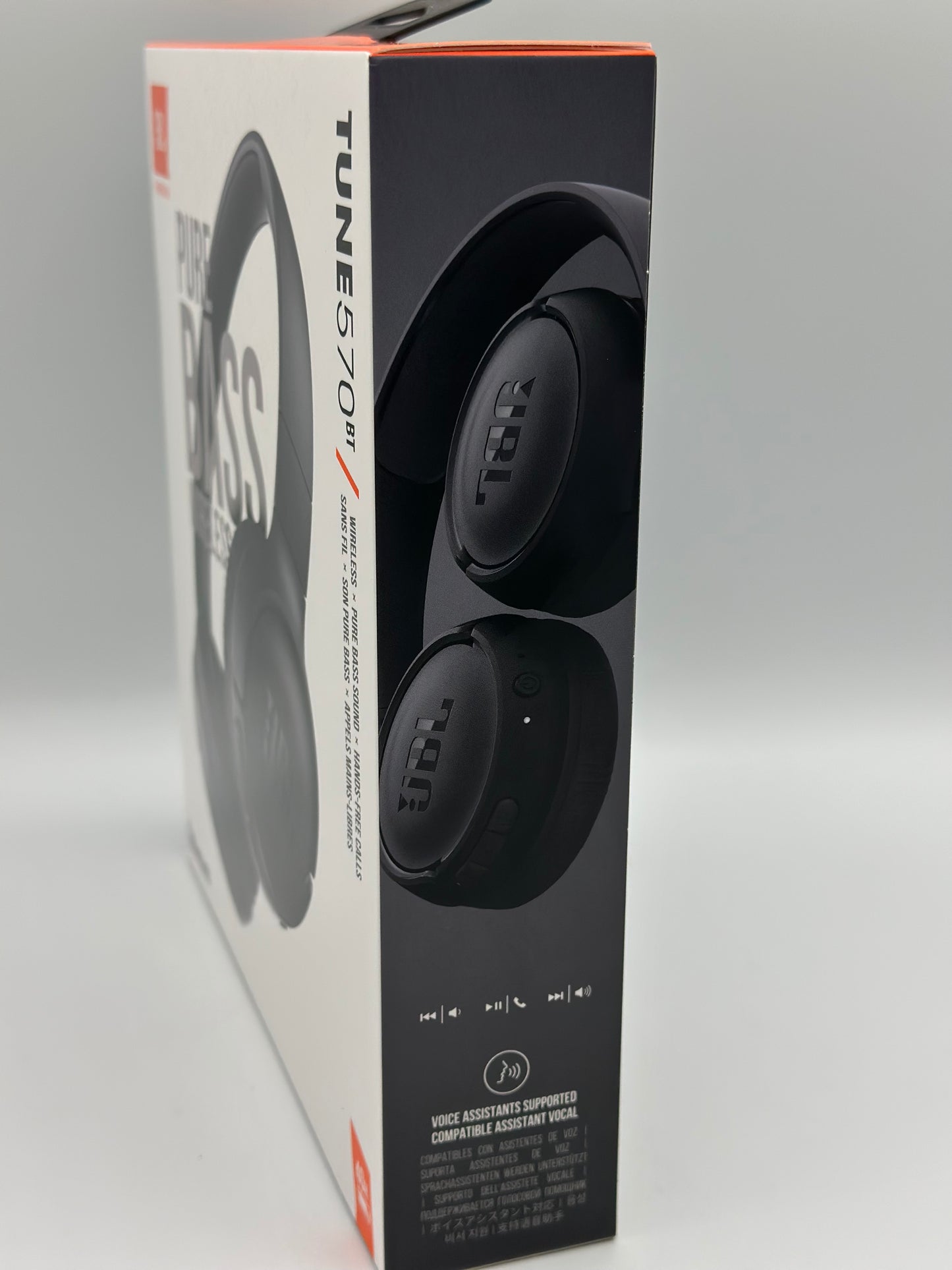 Casque supra-auriculaire sans fil JBL Tune BT Noir