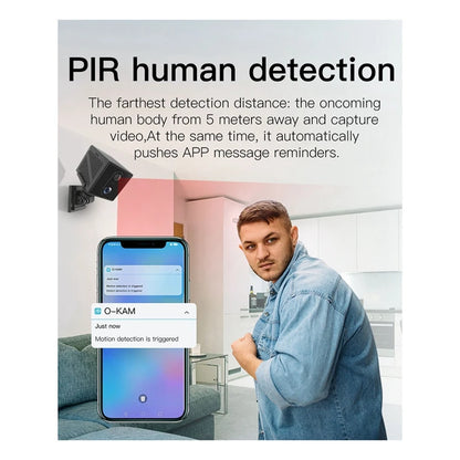 3MP 4G Carte SIM Mini Caméra Caméra De Détection Humaine 3000Mah Batterie Surveillance De Sécurité Caméscope Enregistreur Vidéo Caméra