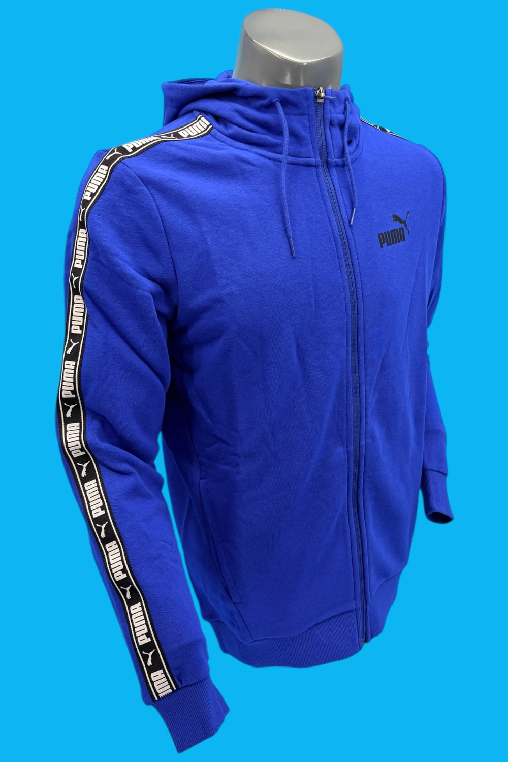 PUMA Sweat bleu Homme Tape Fz