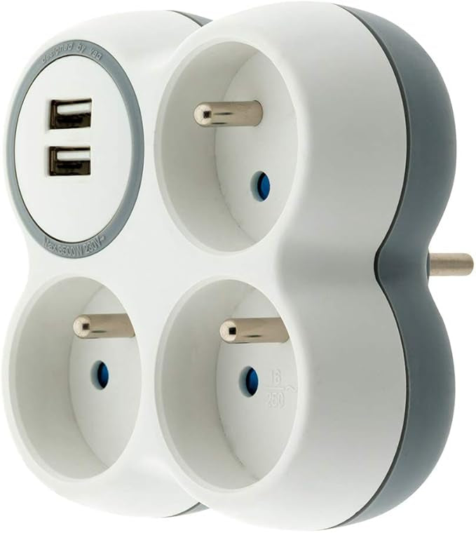 Triplite 16A 2P+T + 2 Ports USB