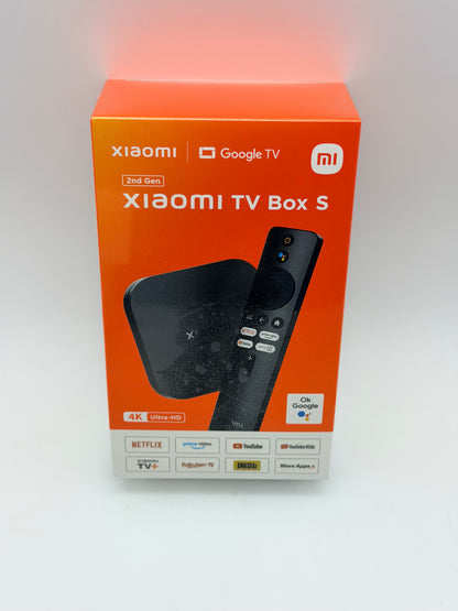 Xiaomi TV Box S 2nd Gen 4K Android Streaming Box | Chromecast & Bluetooth 5.2 | Dual Wi-FI | 2GB RAM+8GB ROM | Mijia Smart TV Box with IR Remote for 4K TVs
