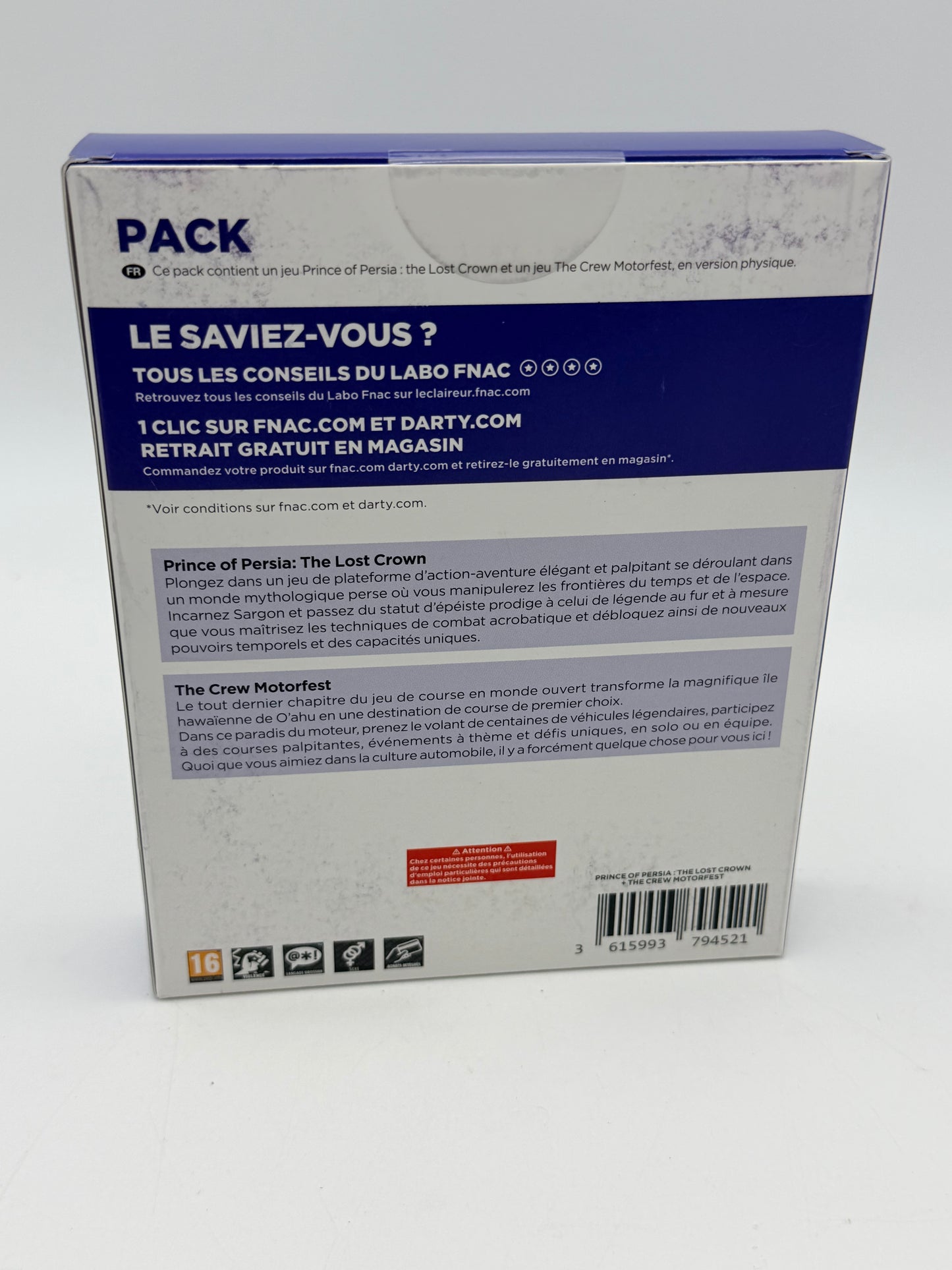 Pack PS5 The Crew Motorfest + Prince of Persia