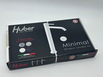 Mitigeur de lavabo blanc, HUBER Minimal XL