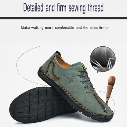 Chaussures en cuir décontractées pour hommes Mocassins athlétiques légers Chaussures à enfiler à la mode