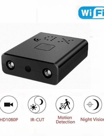mini caméra wifi full hd 1080p caméra de sécurité xd ir-cut vision nocturne détection de mouvement