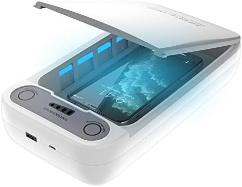 UV Stérilisateur, Smartphone Portable uvc stérilisateur, avec le nettoyant aromathérapie Cellphone fonction, Convient pour iPhone Android Devices Brosse à dents Bijoux Montre