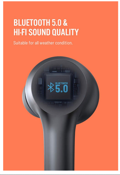 Écouteurs sans Fil, Bluetooth avec Son de Basse immersif dans l'oreille avec étui neuve