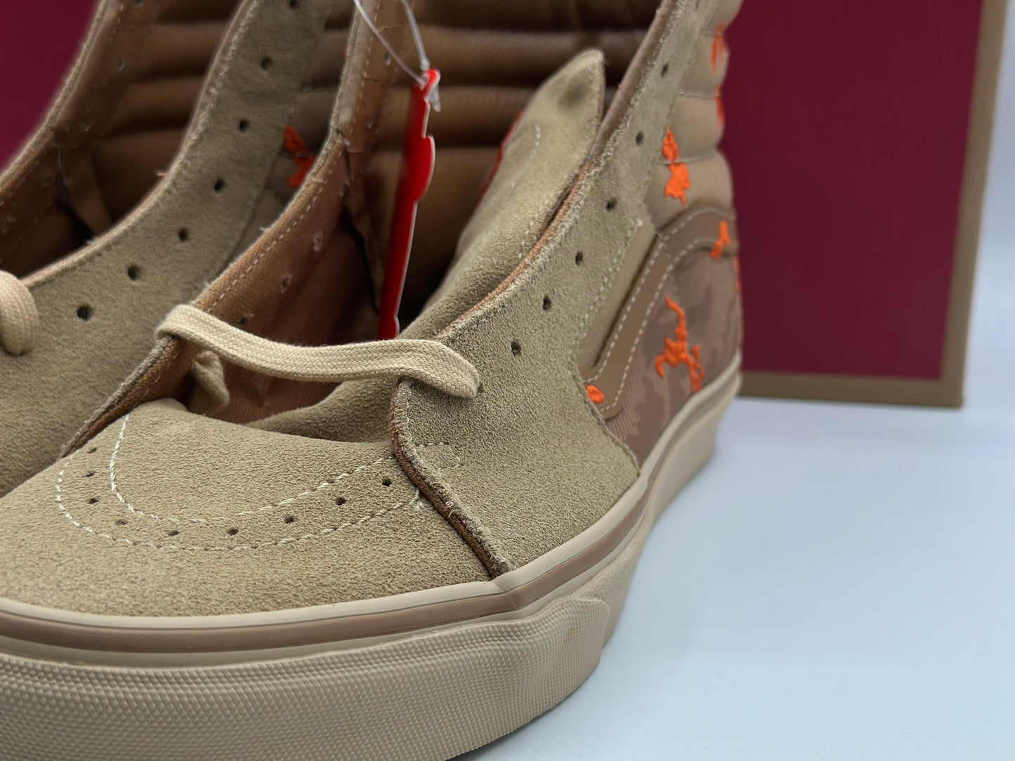 Sk8-hi Camo Embroderies Beige/orange
