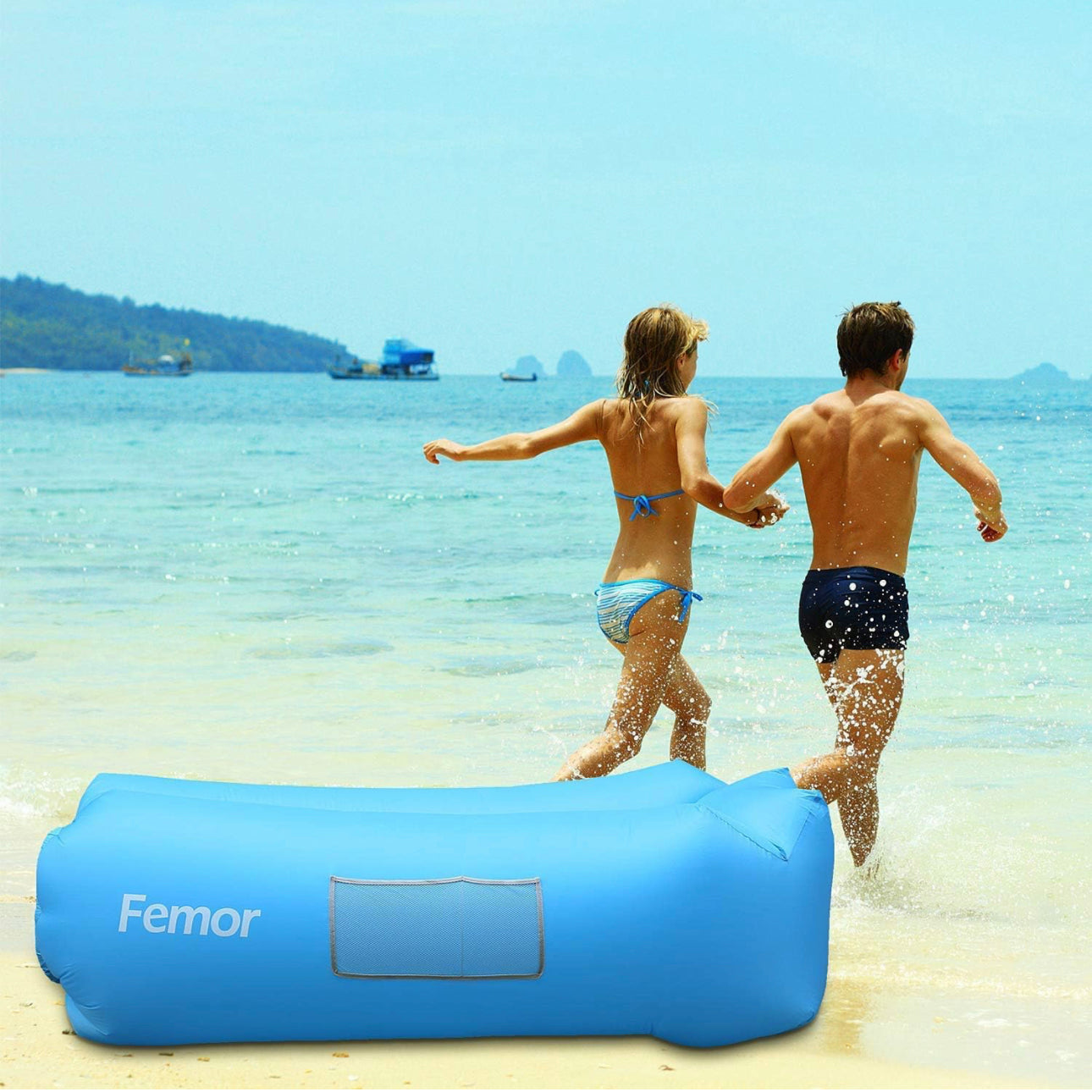 Hamac Gonflable, Gonflable avec Oreiller, pour gonflable sur