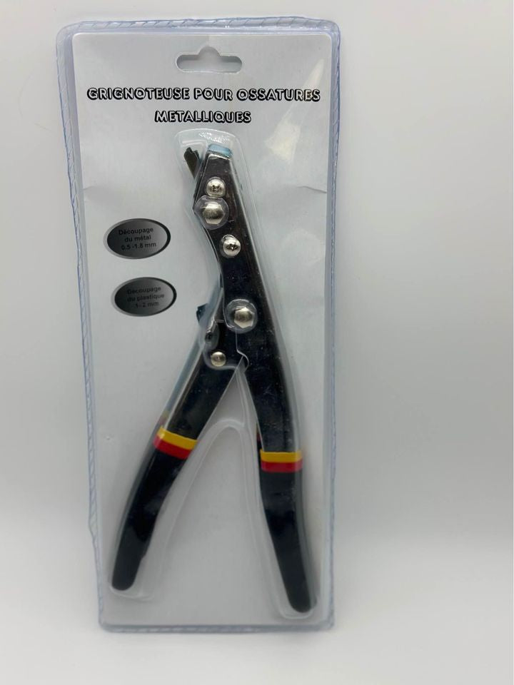 Cisaille grignoteuse pour métal, L.25.5 cm