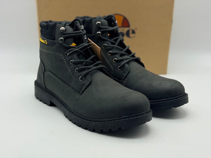 Bottines NOIR Homme motif Uni Lacets ELLESSE