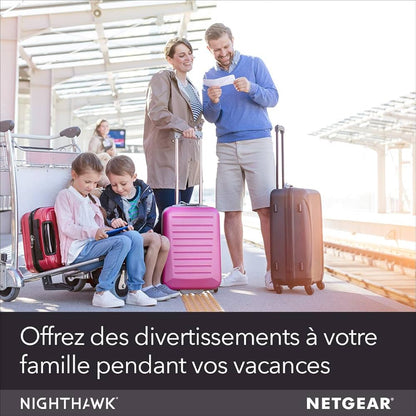 NETGEAR Routeur 4G SIM Box 4G, 4G LTE M2 - débit Descendant jusqu'à 2Gbit/s | Connexion WiFi jusqu'à 20 appareils | Crée Un WLAN n'importe où | Déverrouillé Compatible Toute SIM opérateurs