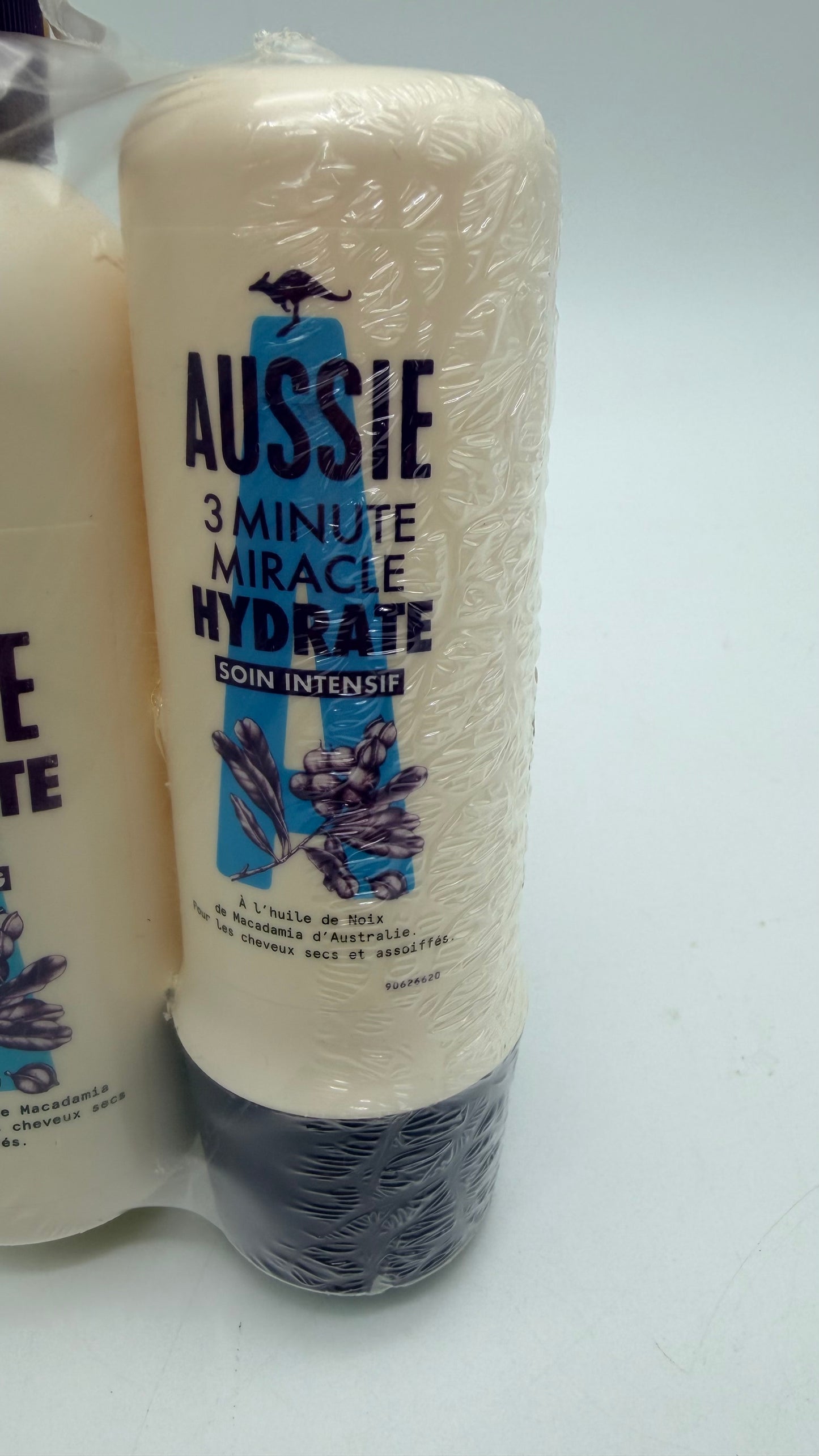 Aussie Hydrate Miracle Shampoing, Après-shampoing Et Soin Intensif Hydratants, Pour Cheveux Secs, Á L'Huile De Macadamia