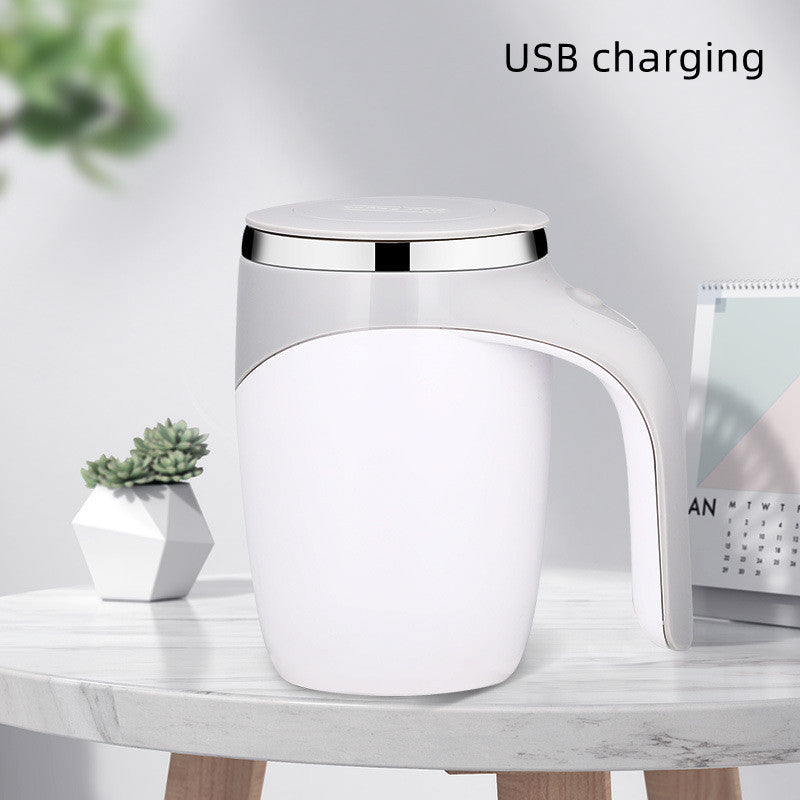 Tasse à remuer automatique Modèle rechargeable magnétique rotative